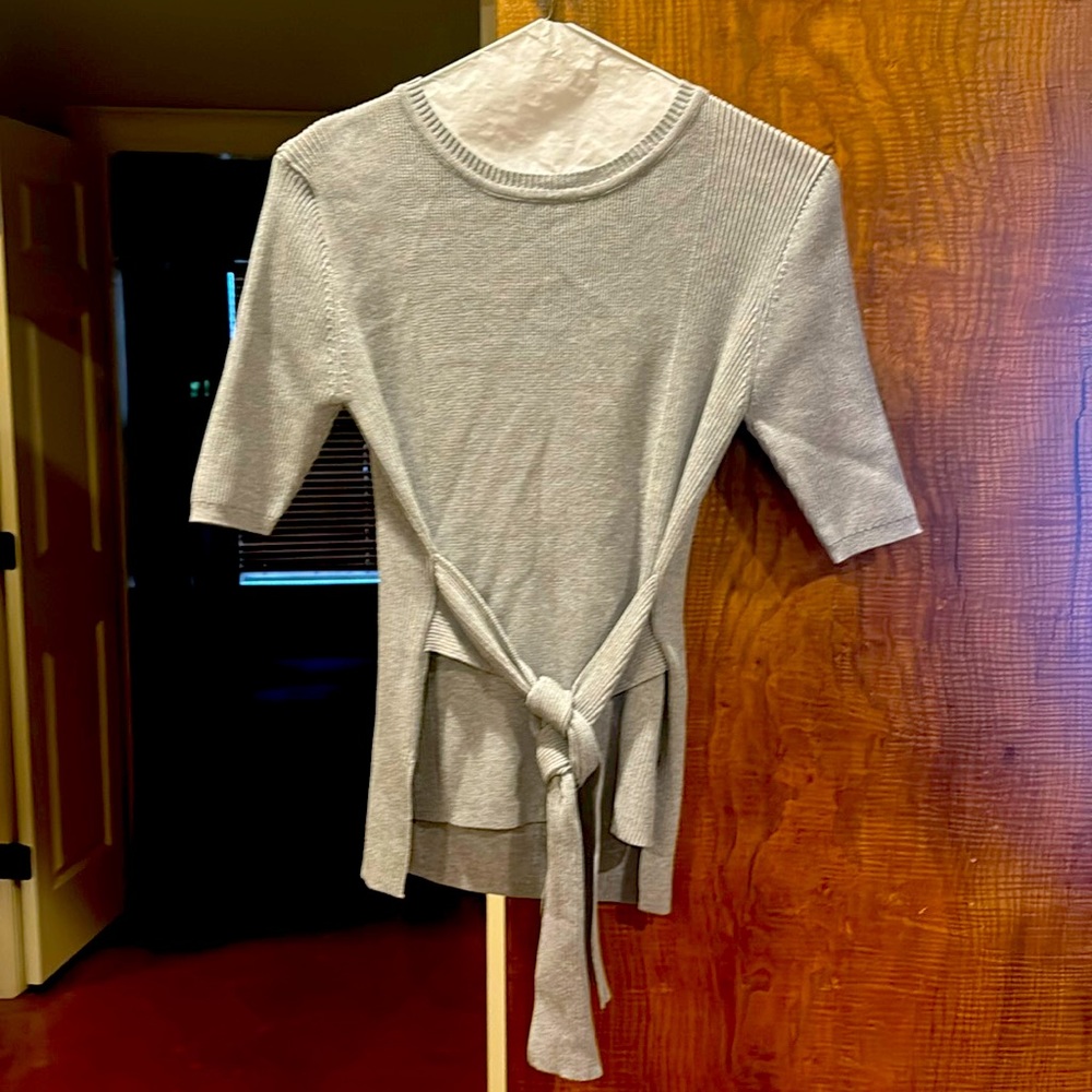 Gray sweater